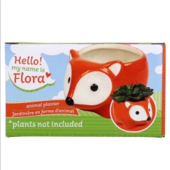 FOX ANIMAL PLANTER NWT - Picture 7 of 8